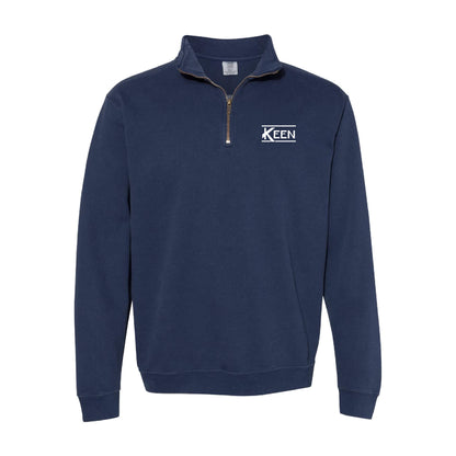 Garment-Dyed Quarter-Zip Sweatshirt - Unisex Fit