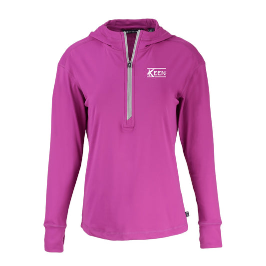 Daybreak Eco Recycled Half Zip Hoodie - Womens Fit