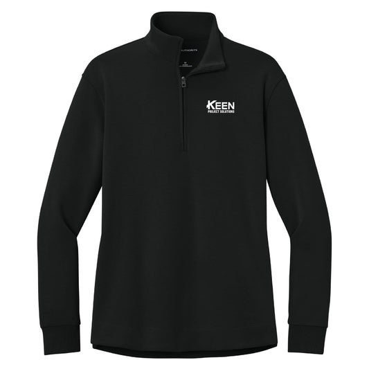 Wearever Signature Double Pique 1/4-Zip - Ladies Fit