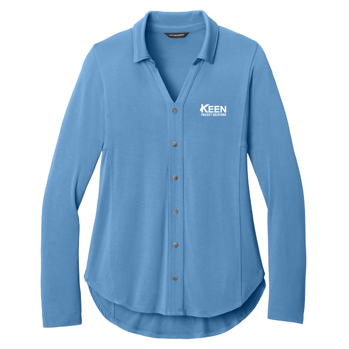 Luxe Knit Button Tunic - Ladies Fit