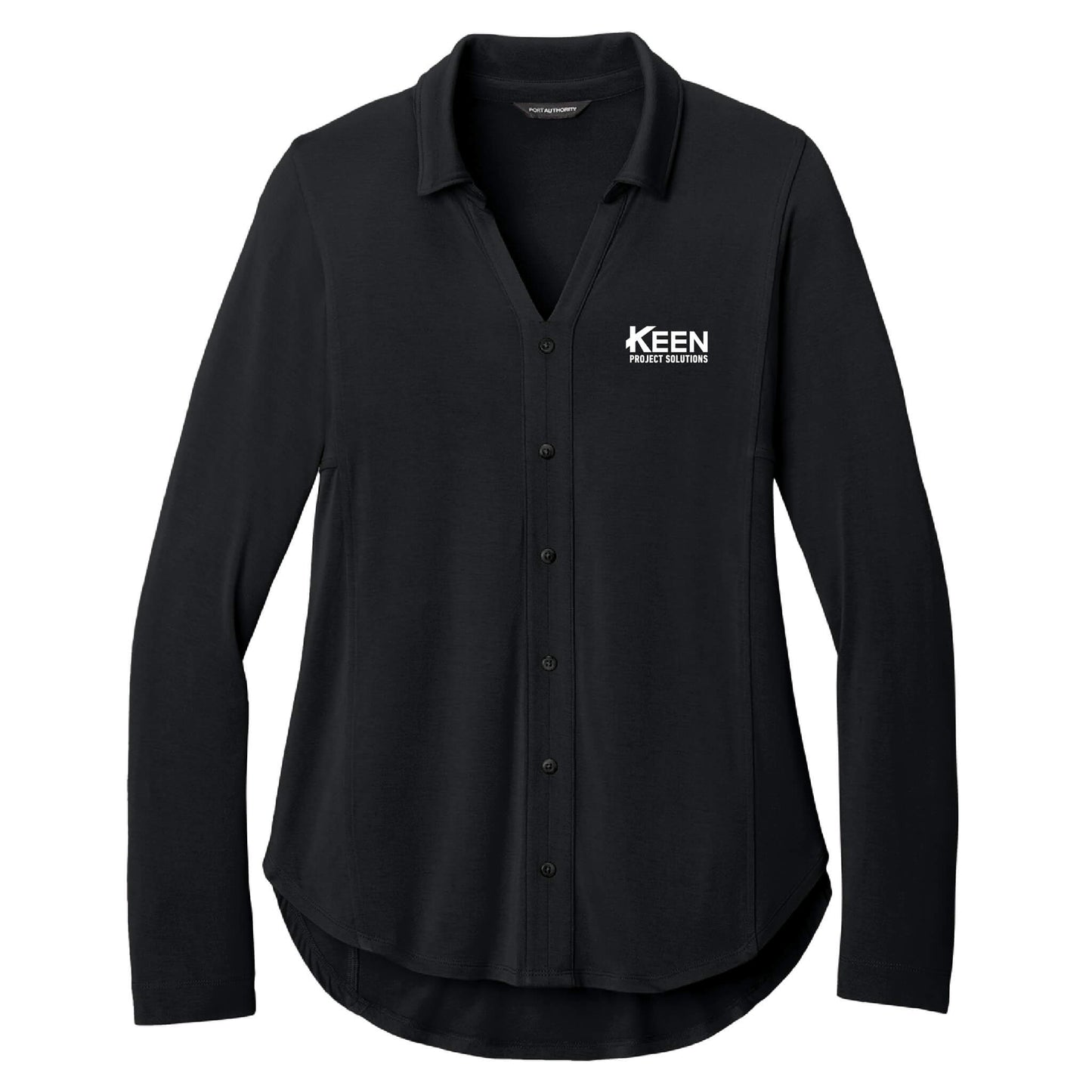 Luxe Knit Button Tunic - Ladies Fit