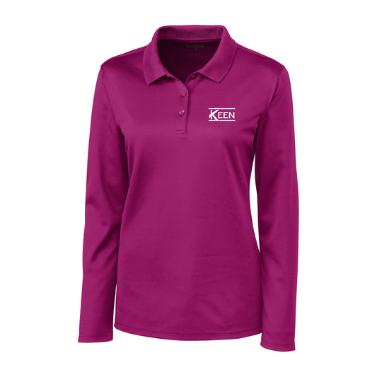 Spin Eco Performance Pique Long Sleeve Polo - Womens Fit