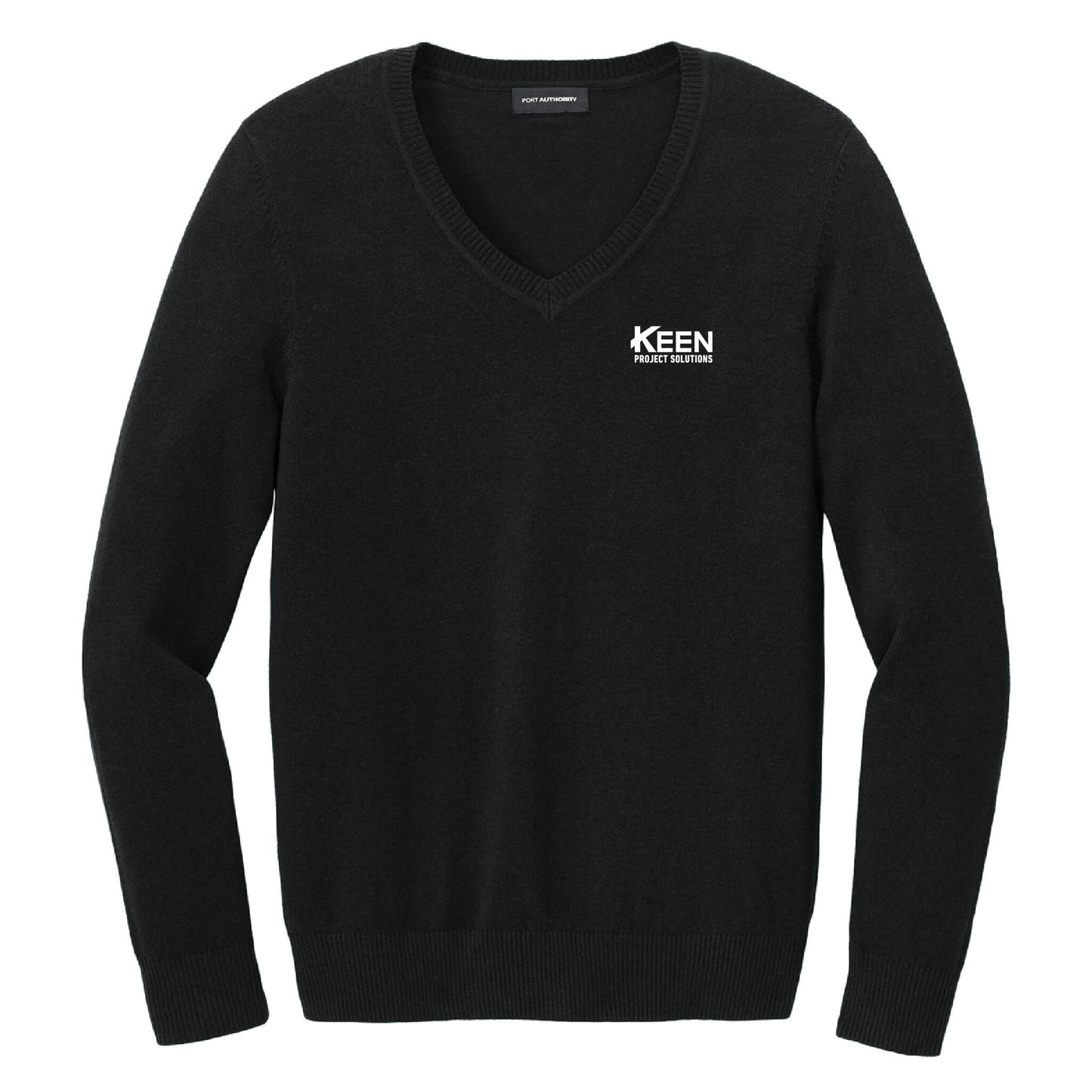 Easy Care V-Neck Sweater - Ladies Fit