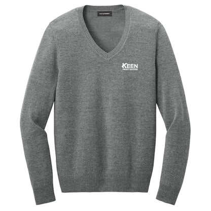 Easy Care V-Neck Sweater - Ladies Fit