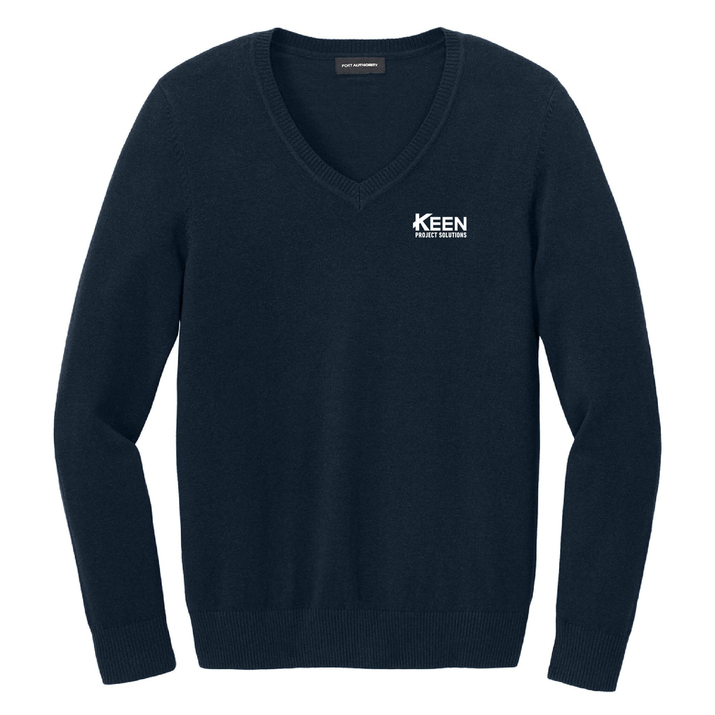 Easy Care V-Neck Sweater - Ladies Fit