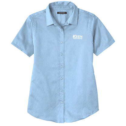 Short Sleeve SuperPro React Twill Shirt - Ladies Fit