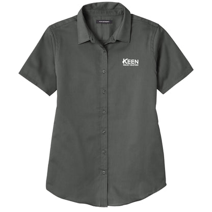 Short Sleeve SuperPro React Twill Shirt - Ladies Fit