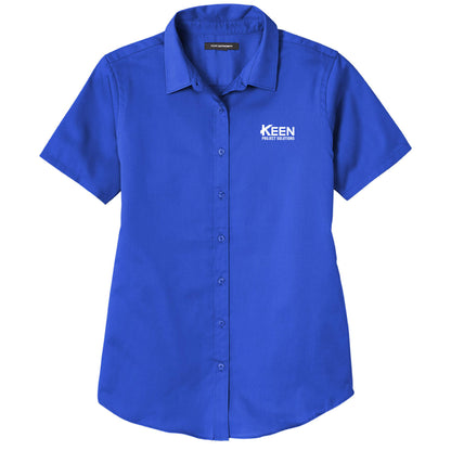 Short Sleeve SuperPro React Twill Shirt - Ladies Fit