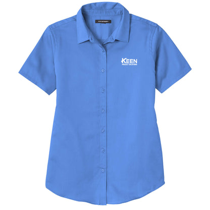 Short Sleeve SuperPro React Twill Shirt - Ladies Fit