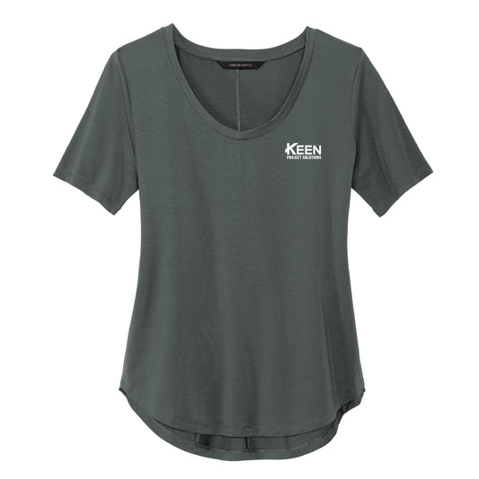 Stretch Jersey Relaxed Scoop - Ladies Fit
