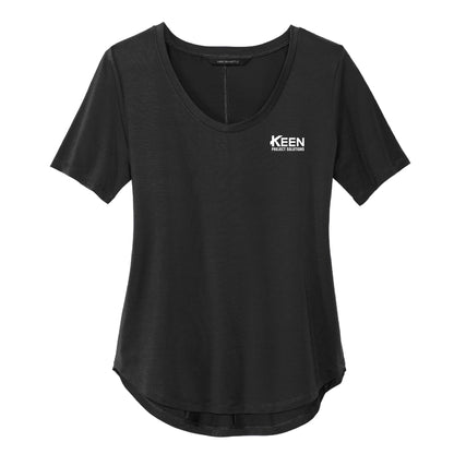 Stretch Jersey Relaxed Scoop - Ladies Fit