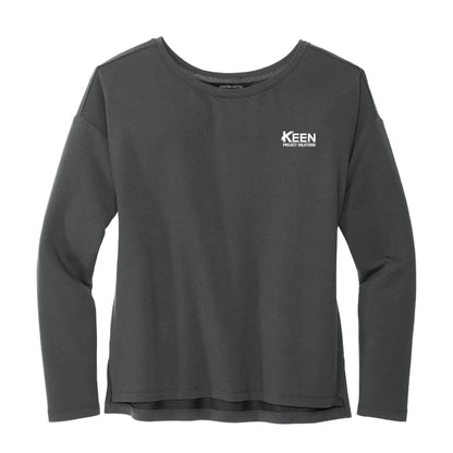 Stretch Drop Shoulder Pullover - Ladies Fit