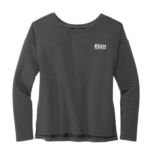 Stretch Drop Shoulder Pullover - Ladies Fit