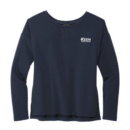 Stretch Drop Shoulder Pullover - Ladies Fit