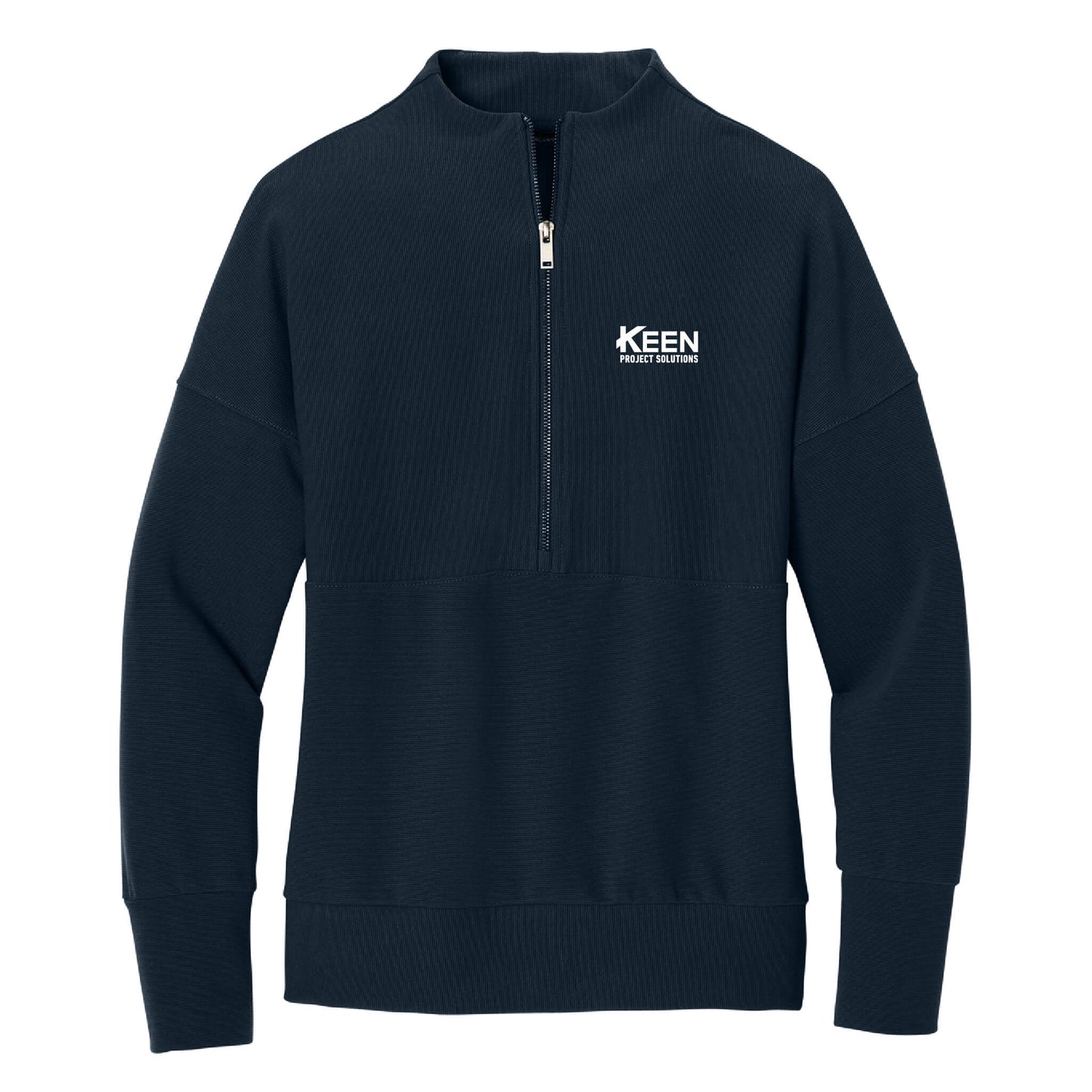 Linear Texture 1/4-Zip - Ladies Fit