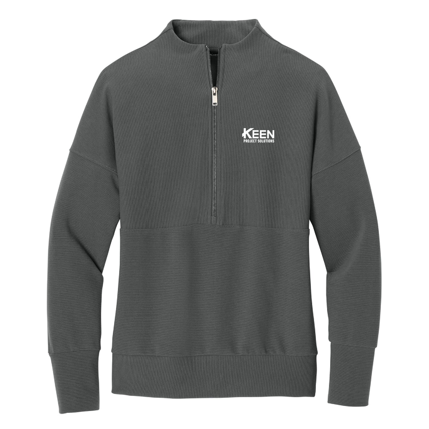 Linear Texture 1/4-Zip - Ladies Fit