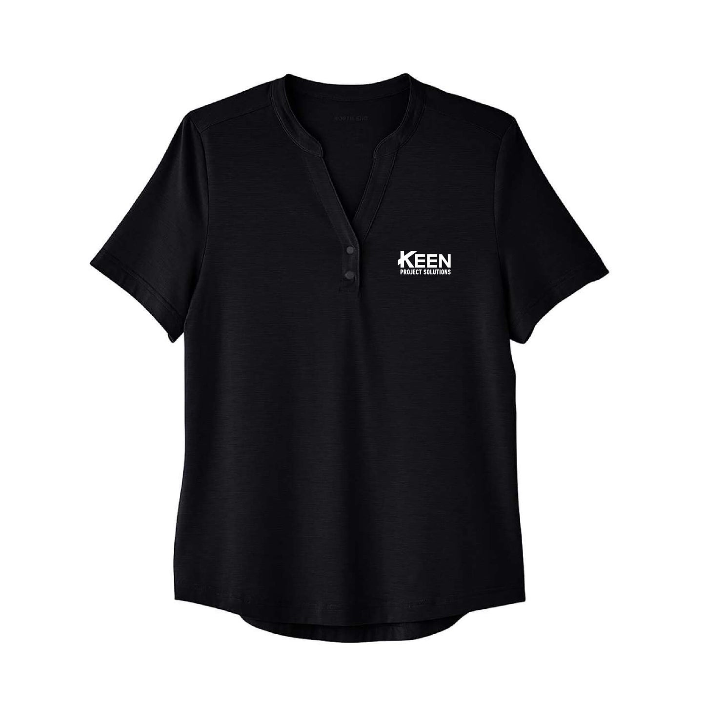 JAQ Snap-Up Stretch Performance Polo - Ladies Fit