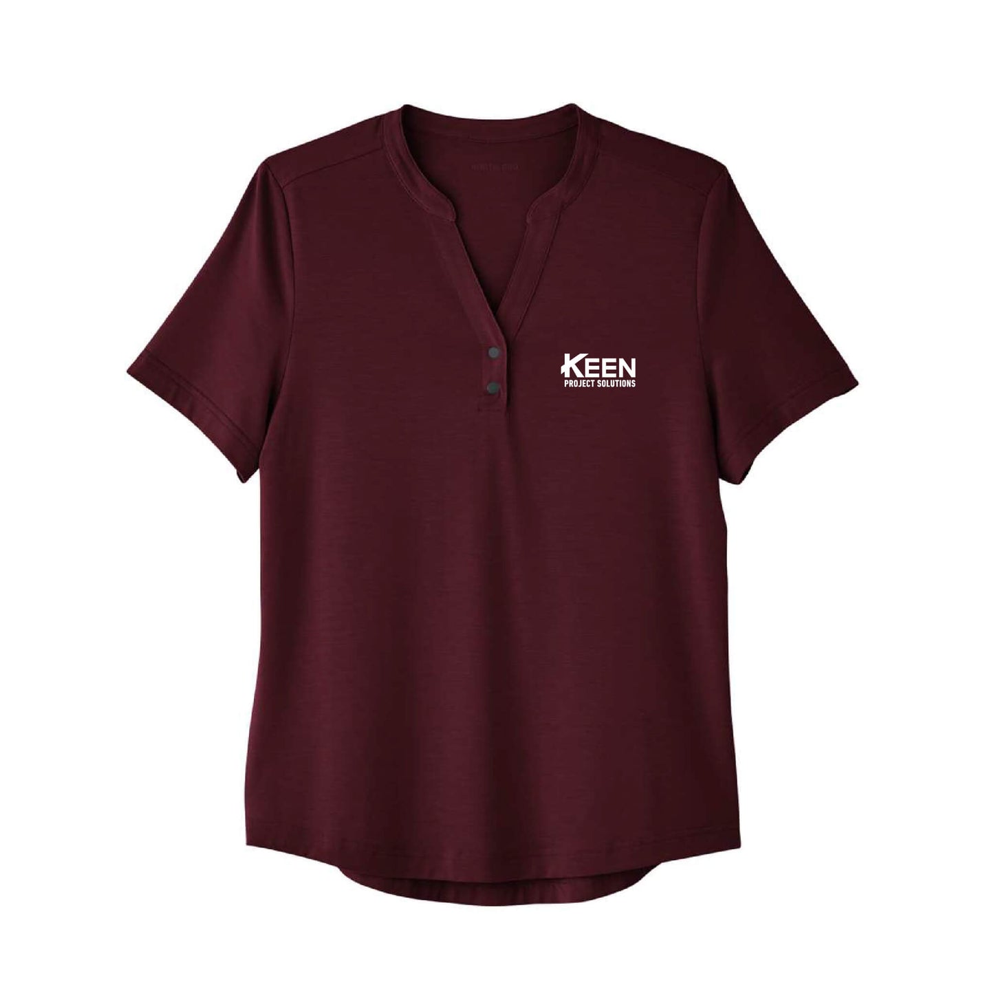 JAQ Snap-Up Stretch Performance Polo - Ladies Fit