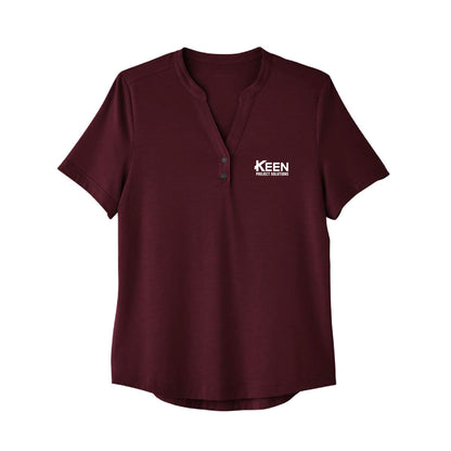 JAQ Snap-Up Stretch Performance Polo - Ladies Fit