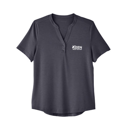 JAQ Snap-Up Stretch Performance Polo - Ladies Fit