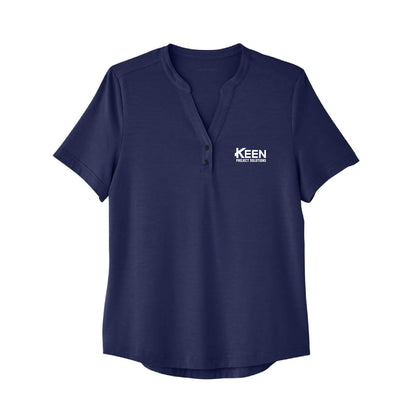 JAQ Snap-Up Stretch Performance Polo - Ladies Fit