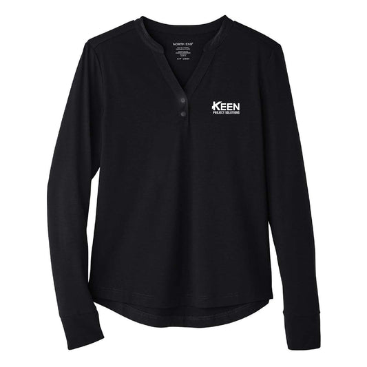 JAQ Stretch Performance V-Neck Snap Pullover - Ladies Fit