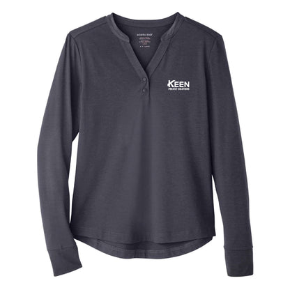 JAQ Stretch Performance V-Neck Snap Pullover - Ladies Fit