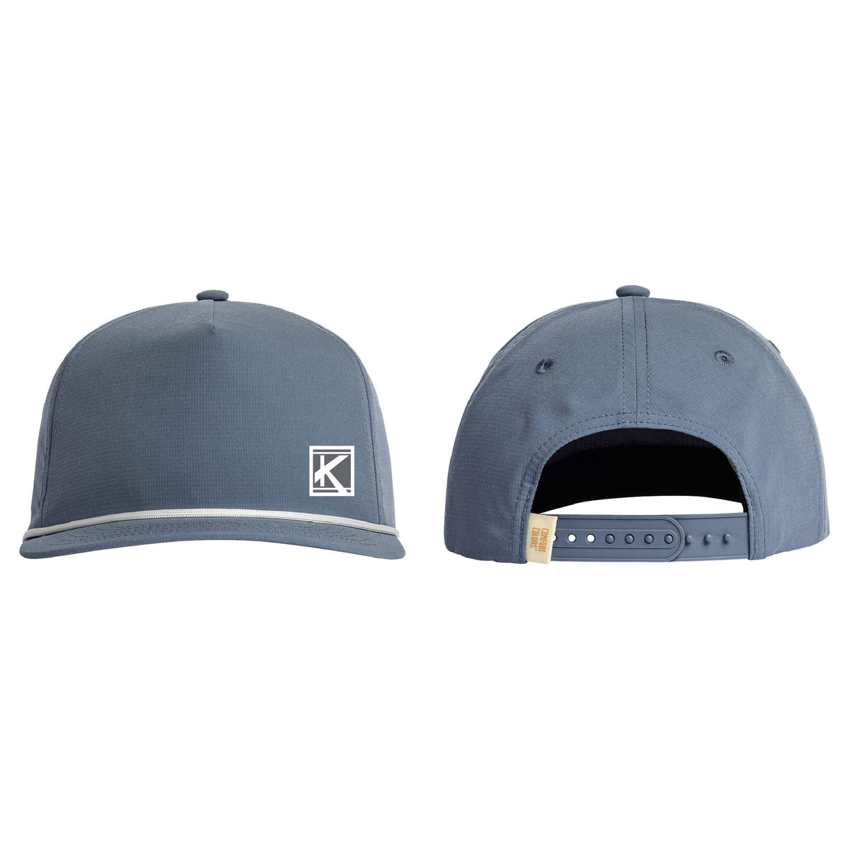 Rope Cap with Woven Patch Block K