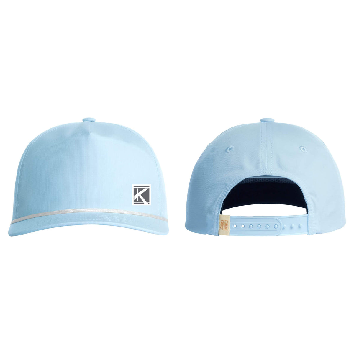 Rope Cap with Woven Patch Block K