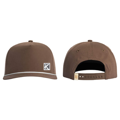 Rope Cap with Woven Patch Block K