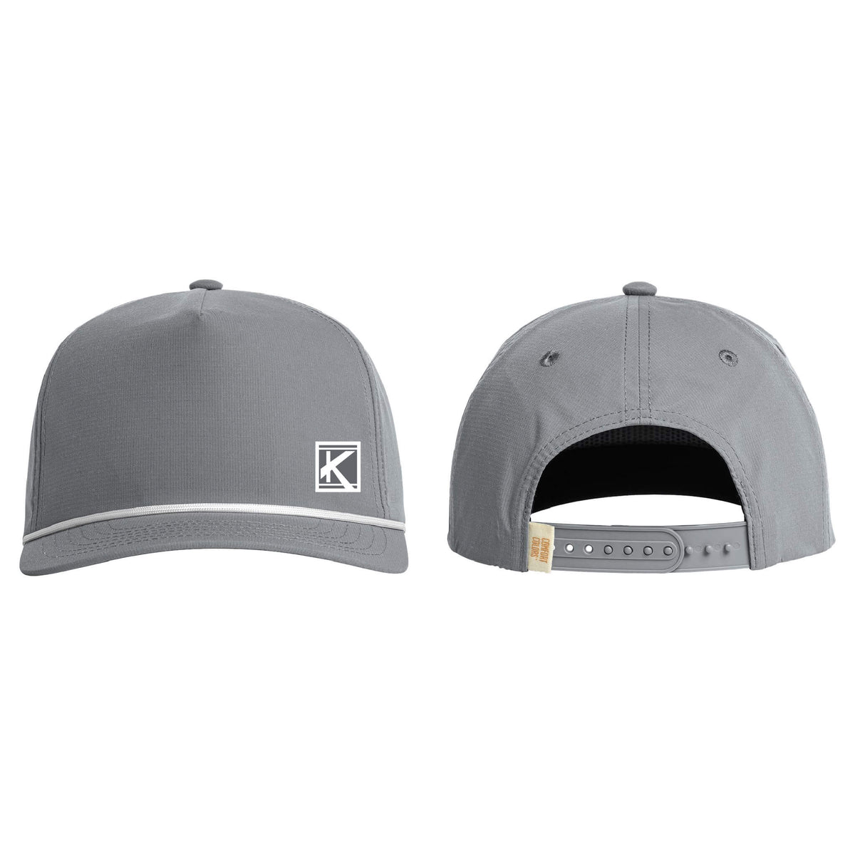 Rope Cap with Woven Patch Block K