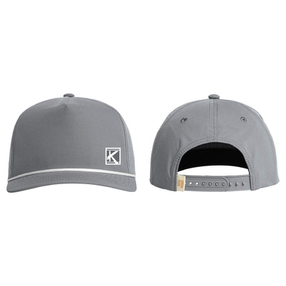 Rope Cap with Woven Patch Block K