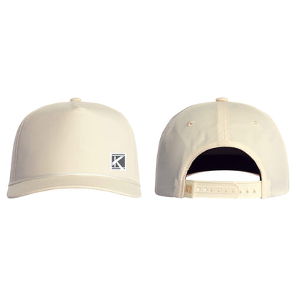 Rope Cap with Woven Patch Block K