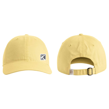 Sunwashed Cap with Woven Patch Block K