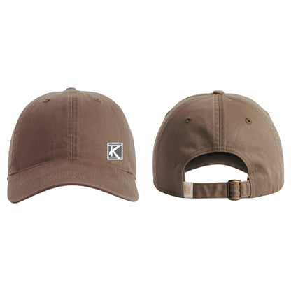 Sunwashed Cap with Woven Patch Block K