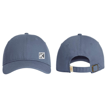 Coastal Washed Cap with Woven Patch Block K