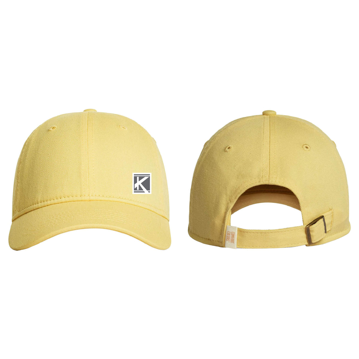 Coastal Washed Cap with Woven Patch Block K