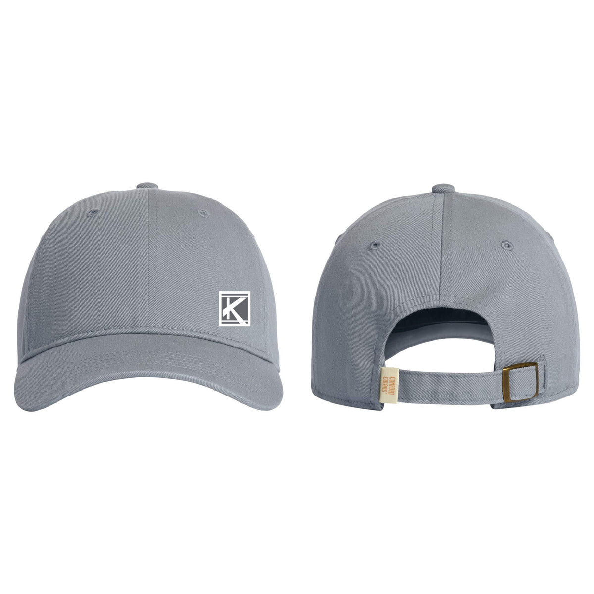 Coastal Washed Cap with Woven Patch Block K