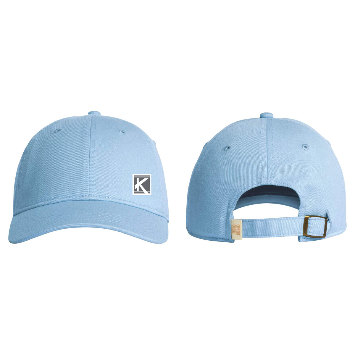 Coastal Washed Cap with Woven Patch Block K