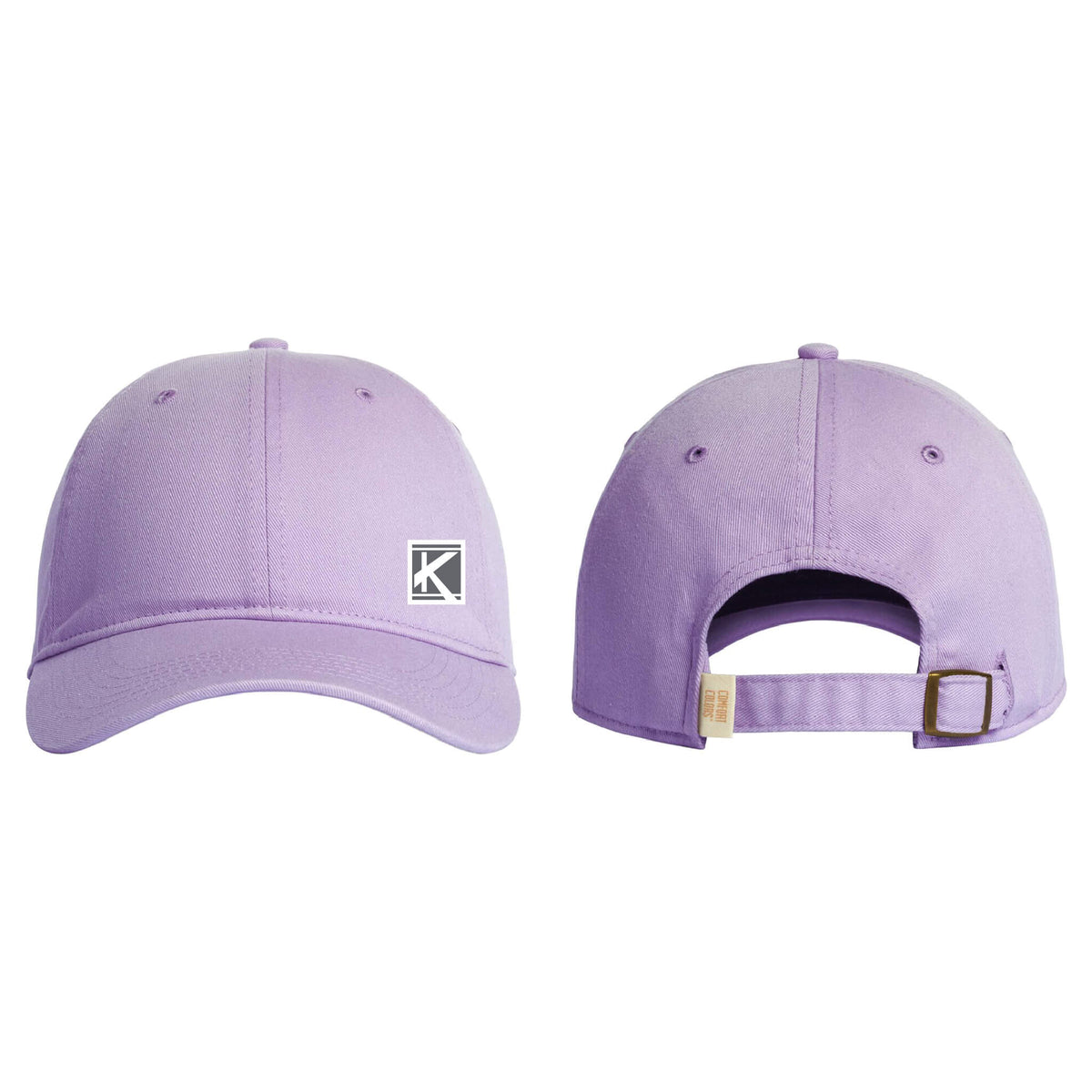 Coastal Washed Cap with Woven Patch Block K