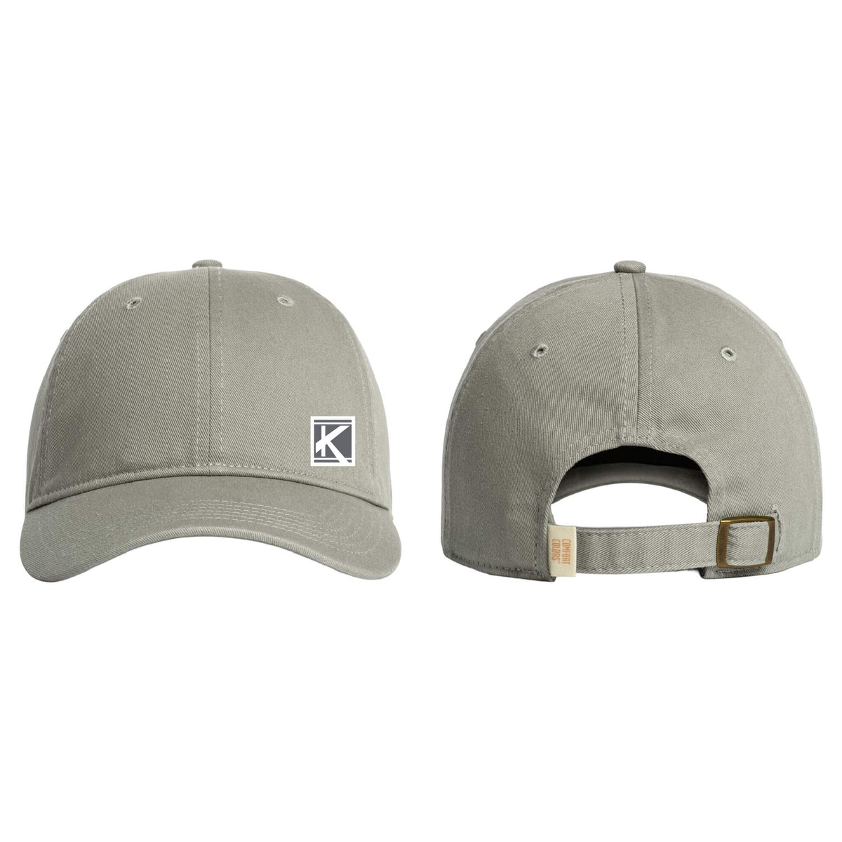 Coastal Washed Cap with Woven Patch Block K