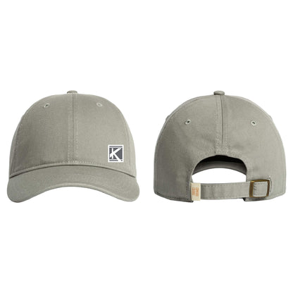 Coastal Washed Cap with Woven Patch Block K
