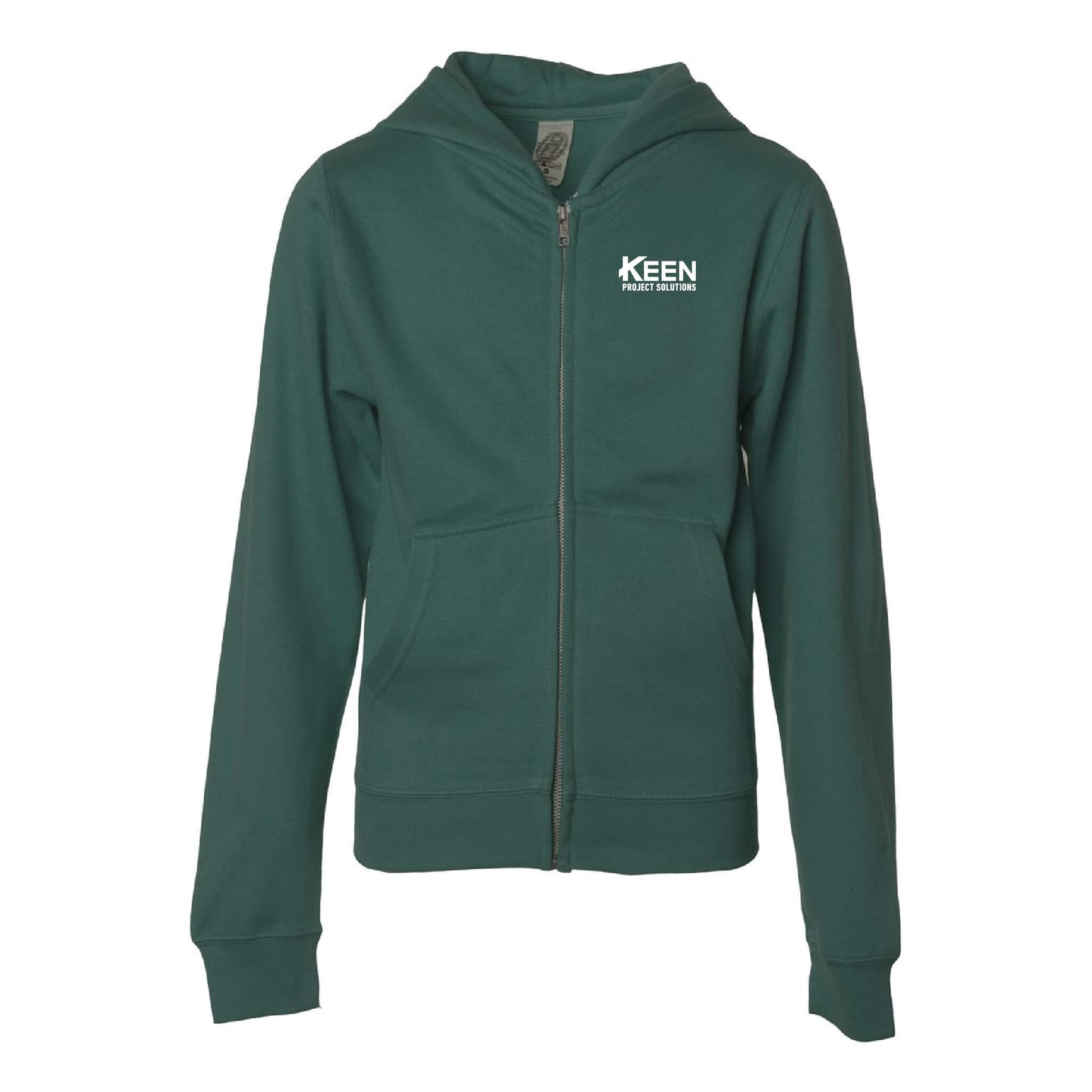 Midweight Full-Zip Hooded Sweatshirt