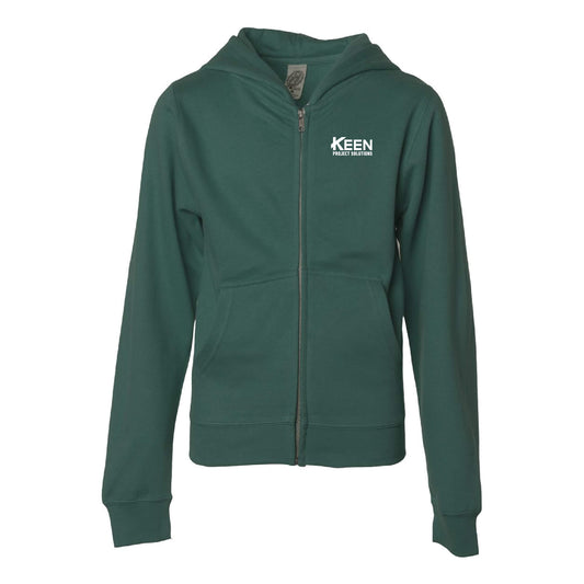 Midweight Full-Zip Hooded Sweatshirt