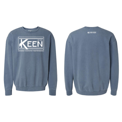 Keen Collegiate Garment-Dyed Lightweight Fleece Crewneck Sweatshirt - Unisex Fit