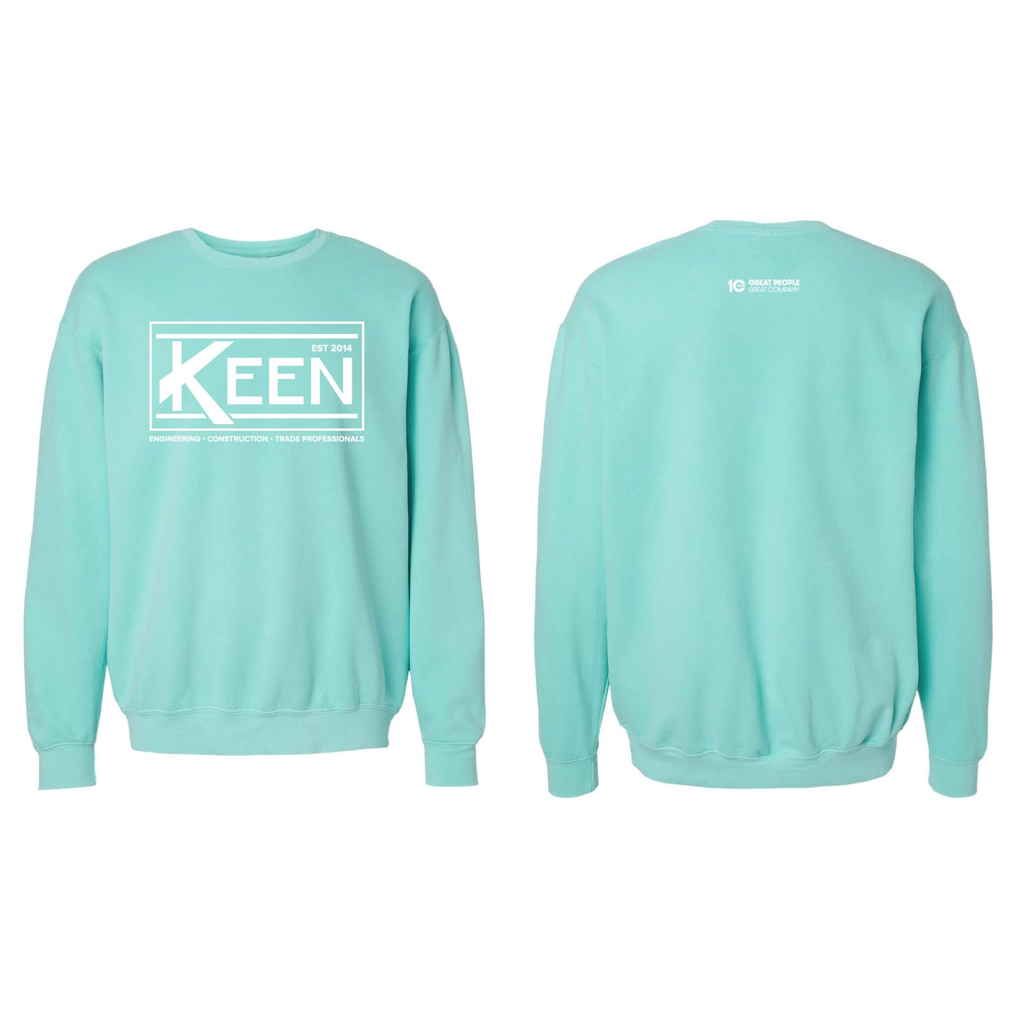 Keen Collegiate Garment-Dyed Lightweight Fleece Crewneck Sweatshirt - Unisex Fit