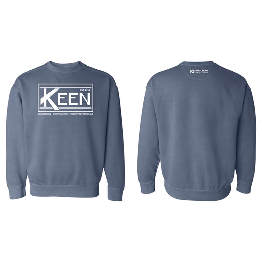 Keen Collegiate Garment-Dyed Crewneck Sweatshirt - Unisex Fit