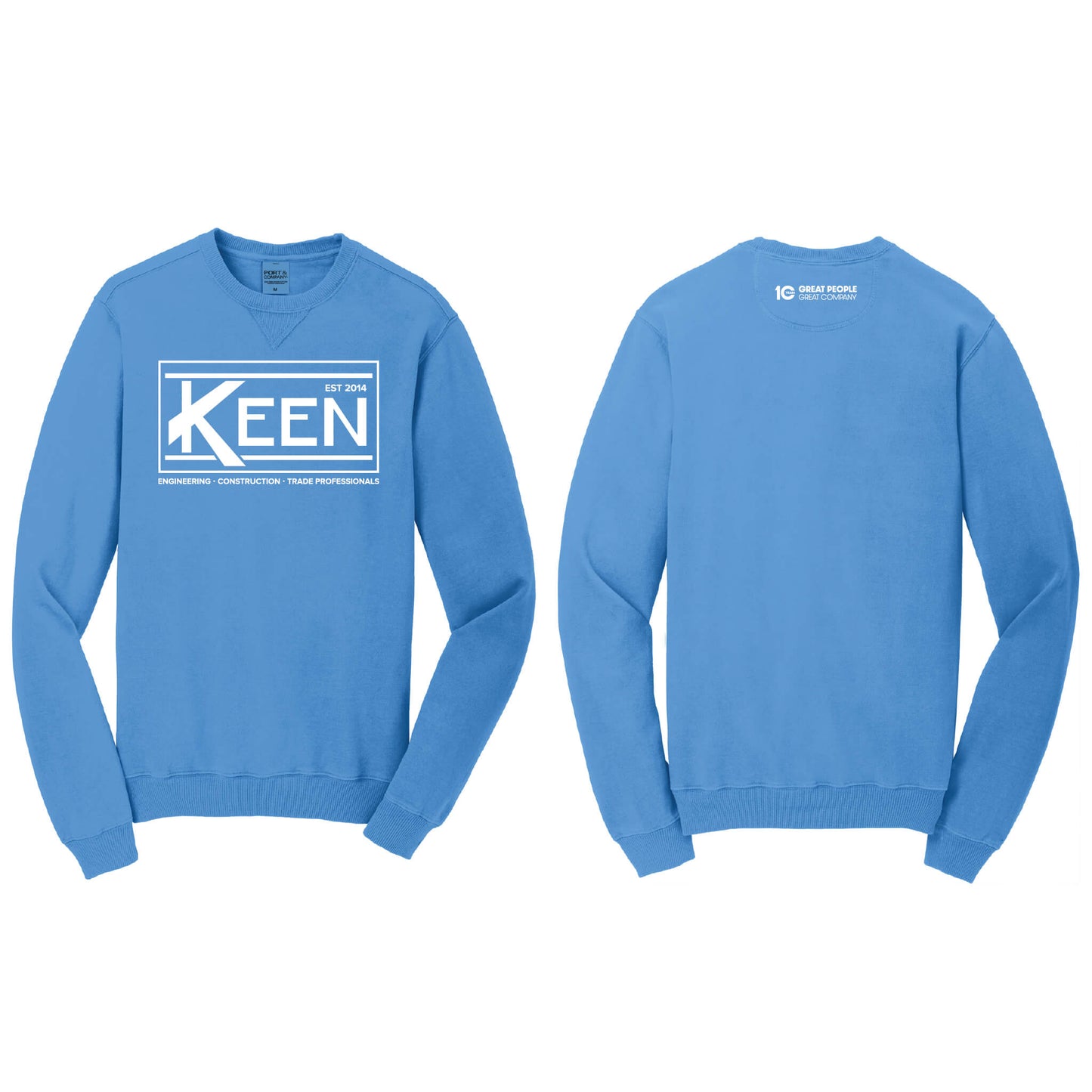 Keen Collegiate Beach Wash Garment-Dyed Crewneck Sweatshirt - Unisex Fit