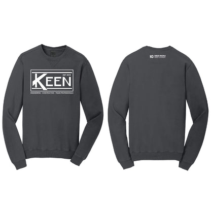 Keen Collegiate Beach Wash Garment-Dyed Crewneck Sweatshirt - Unisex Fit