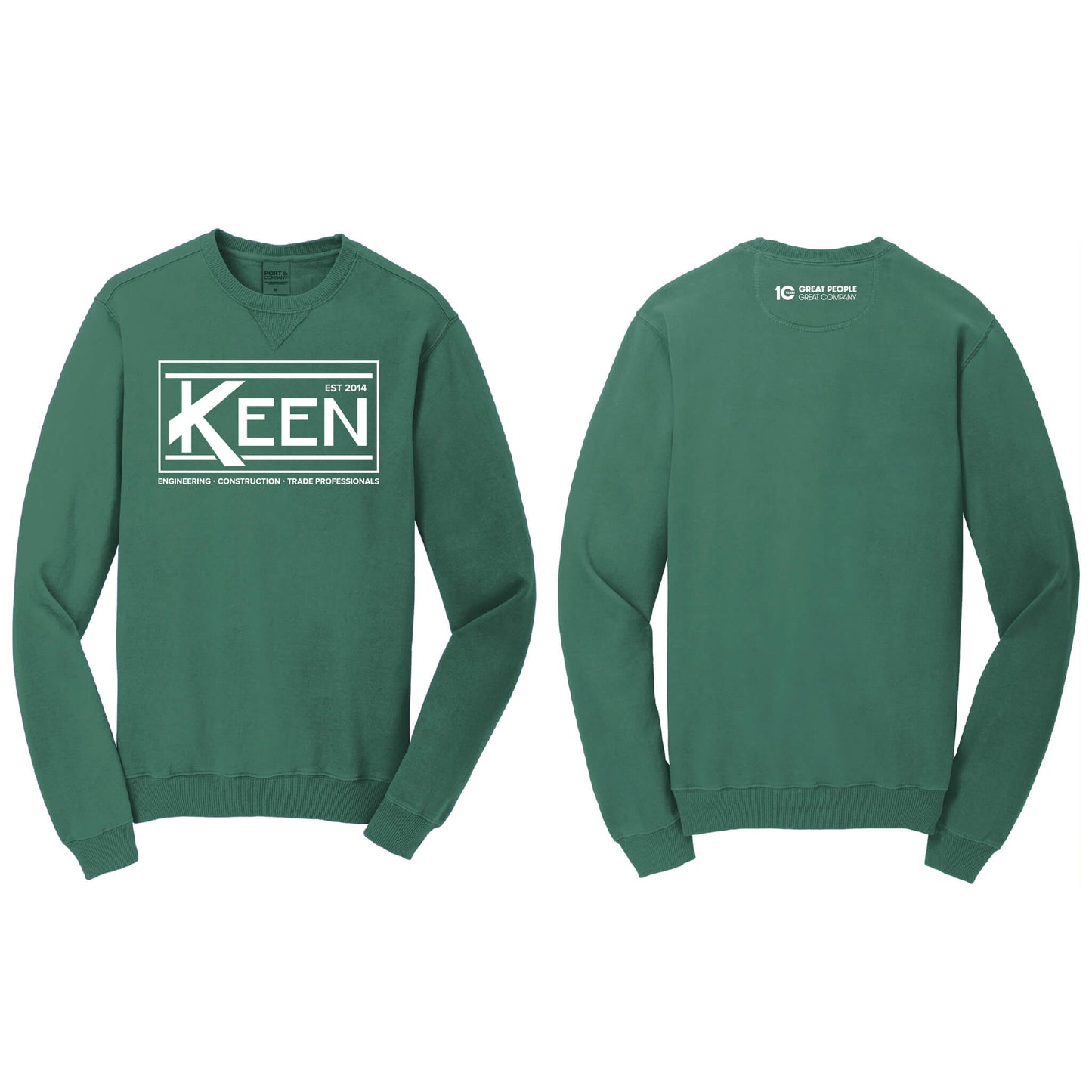 Keen Collegiate Beach Wash Garment-Dyed Crewneck Sweatshirt - Unisex Fit